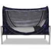 Privacy Pop up Eclipse Bed Tent Bed Drapes (Starry Constellation,