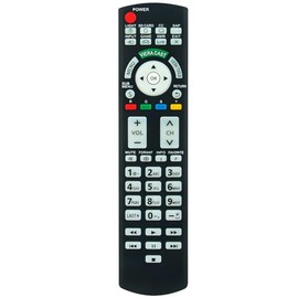 Replacement N2QAYB000486 Remote Control Applicable for Panasonic Plasma HDTV Viera TV TC-P65VT25 TC-P54G25 TC-P54VT25 TC-P54G20 TC-P46G25 TC-P50VT20 TC-46PGT24 TC-P50VT25 TC-P50G20 TC-L42D30 TC-P42G25