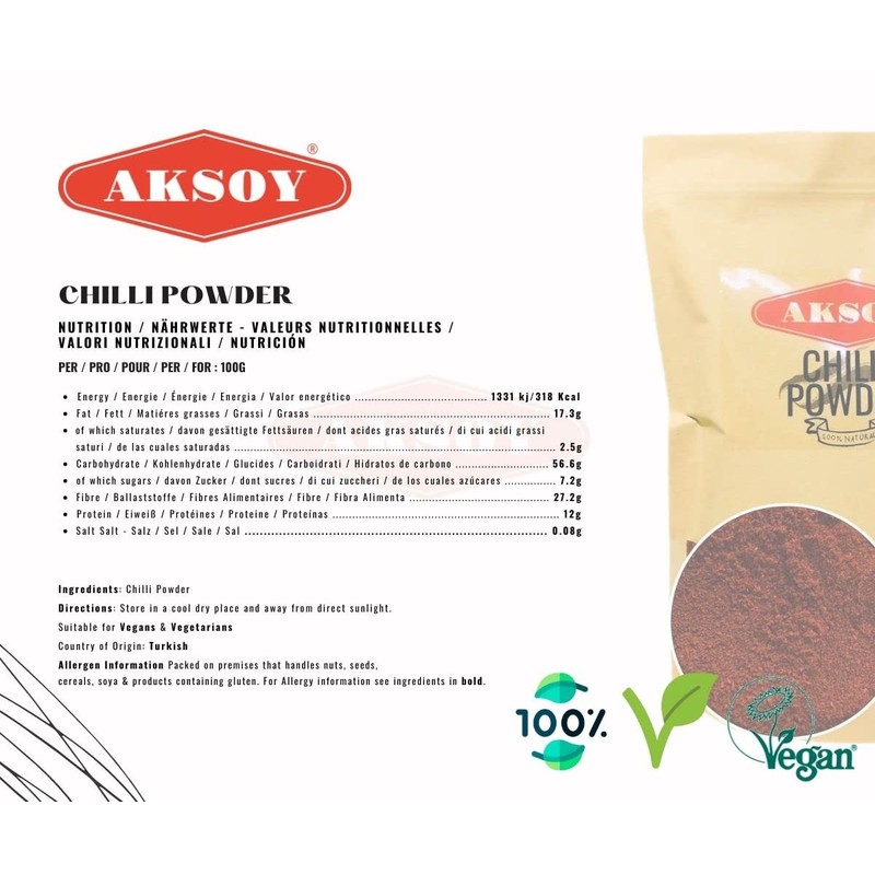 Aksoy Chilli Powder 500gr