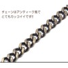 Grandios GD-WLCHAIN-03 Belt Hook, Metal Wallet Chain, Long, Stylish, Men's,