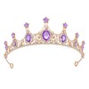 YUNHENTONG Women's Birthday Crown, Tiara, Wedding Tiara, Crystal Crown for