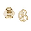 14k Yellow Gold 6 mm Replacement Earring Backs (1 Pair)