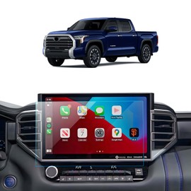 LANTU 2PCS Matte Screen Protector for 2022 2023 2024 2025 Toyota Tundra& 2023 2024 2025 Toyota Sequoia Accessories Navigation Touchscreen Protector Film Tempered Glass HD Clear Anti-Glare 14''