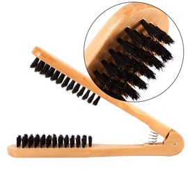 Hair Brush, Asixx Professional Hairdressing Comb Double Brushes Wooden Hair Brush Anti-static Hair Straightener Tool for Straightening Hair