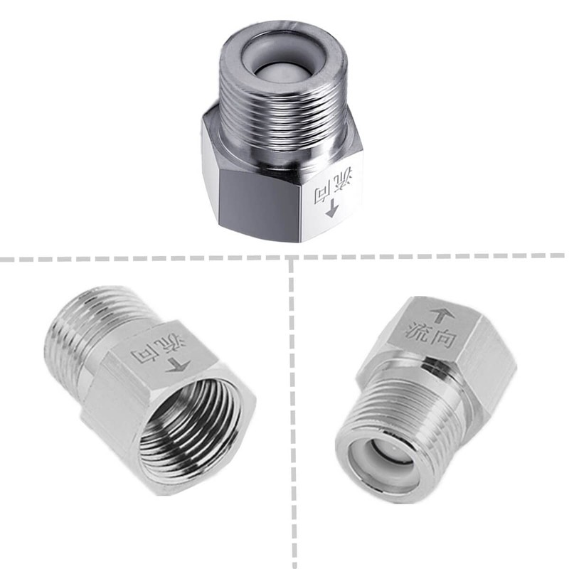 Brass Check Valve 1/2" Male to 1/2" Female Thread Non