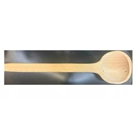 always-quality Made in Mexico Mexican  24" Deep Wooden Wood Stirring Deep Spoon Cuchara Menear