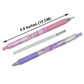 Maydahui Fashionable Butterfly Colorful Butterfly Ballpoint Pen, Set of 12, 0.5mm, Black Ink, Gel Ballpoint Pen, Cute, Cute, Stationery, Present, Gift