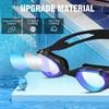 Cyfie Swim Goggles Unisex, Anti Fog No Leaking with Nose