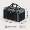 JTPAWS Foldable Expandable Soft-Sided Pet Carrier Bag for Cats &