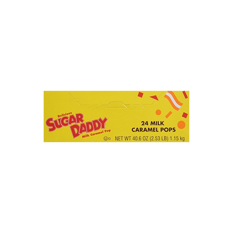 Charms Sugar Daddy Milk Caramel LolliPops [case of 24]