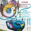 Pop-Up Pool Float Storage Bag,47x23.6x23.6inch Hanging Mesh Organizer Adjustable Pool