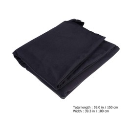 KONTONTY DIY Fabric Black Fleece Muslin Cloth Flannelette for Sofa Curtain Pillow
