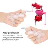 Nail Polish Protector, Finger Nail Protector Tips 10Pcs/set Nail Polish