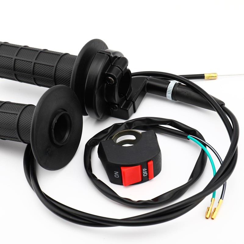 22mm 7/8" Twist Throttle Accelerator Handle (Grip + Cable +