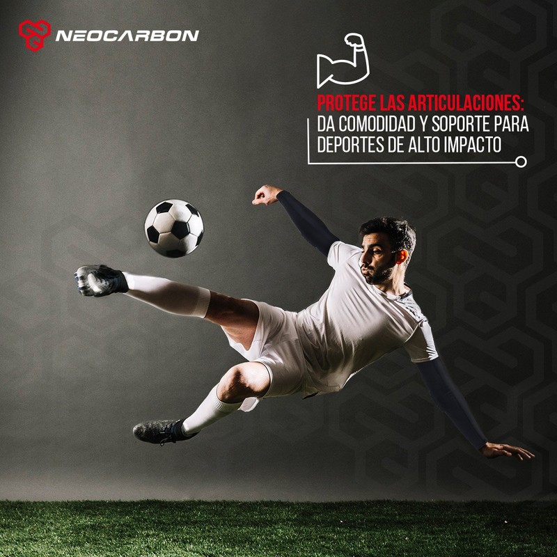 NeoCarbon Codera Deportiva de Neopreno contra Impacto (1 par), Compresión