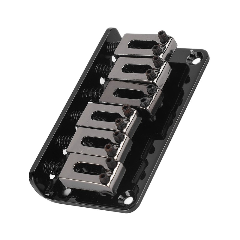 6 String Guitar Bridge Replacement Zinc Alloy Electric Guitar Saddle