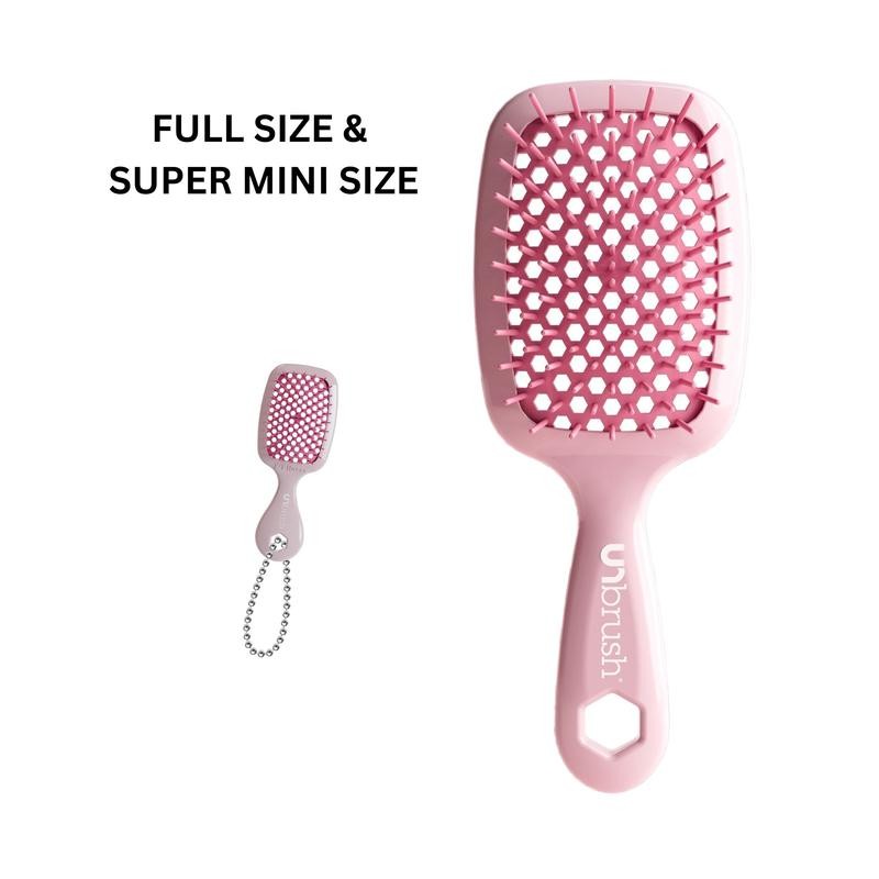 Full Size OG UNbrush & Keychain Set:_Pink Burst