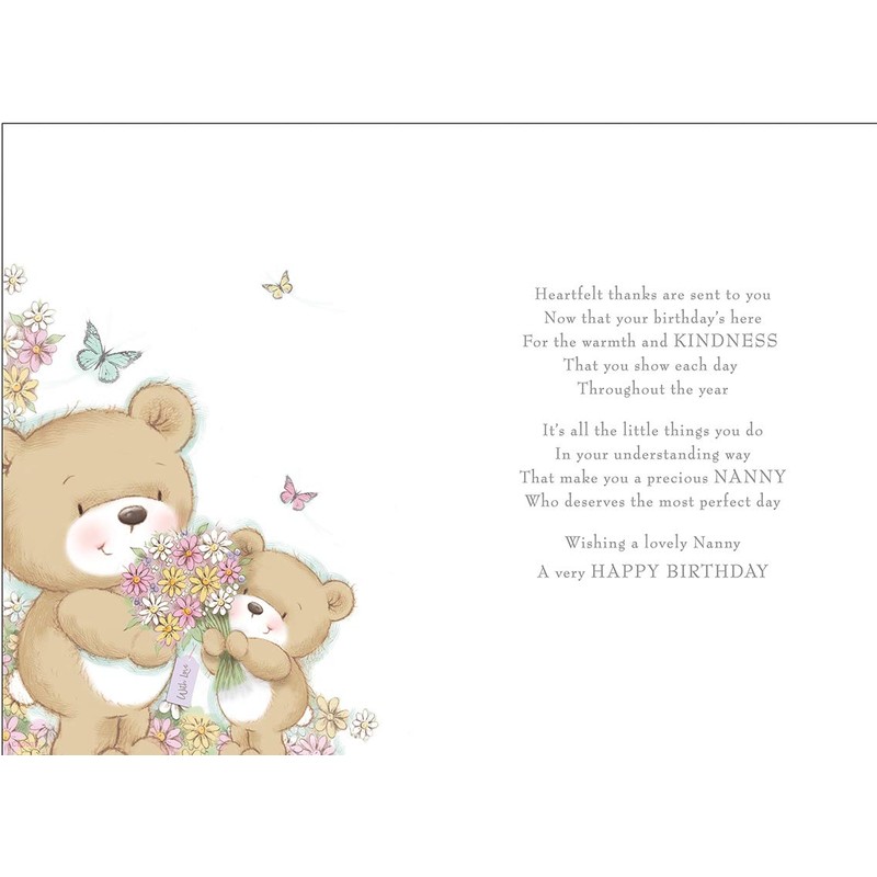 Regal Publishing Birthday Card Nanny - 9 x 6 inches,