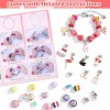Unbranded 208 Pcs Charm Bracelet Making Kit for Girls Age