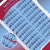 Mayhug Natural Lash Clusters Left&Right 120pcs Eyelash Clusters D Curl