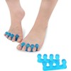 Toe stretchers and Toe separators for Relaxing Toes, Embossing of