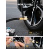2pcs Tire Air Chuck with Clip Adapter, Brass Tire Inflation