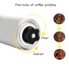 Manual Coffee Grinder Conical Ceramic Burr Mill Portable Stainless Steel