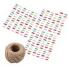 200Pcs Colorful Wooden Clothespins, Mini Wooden Photo Clips Craft Hanging