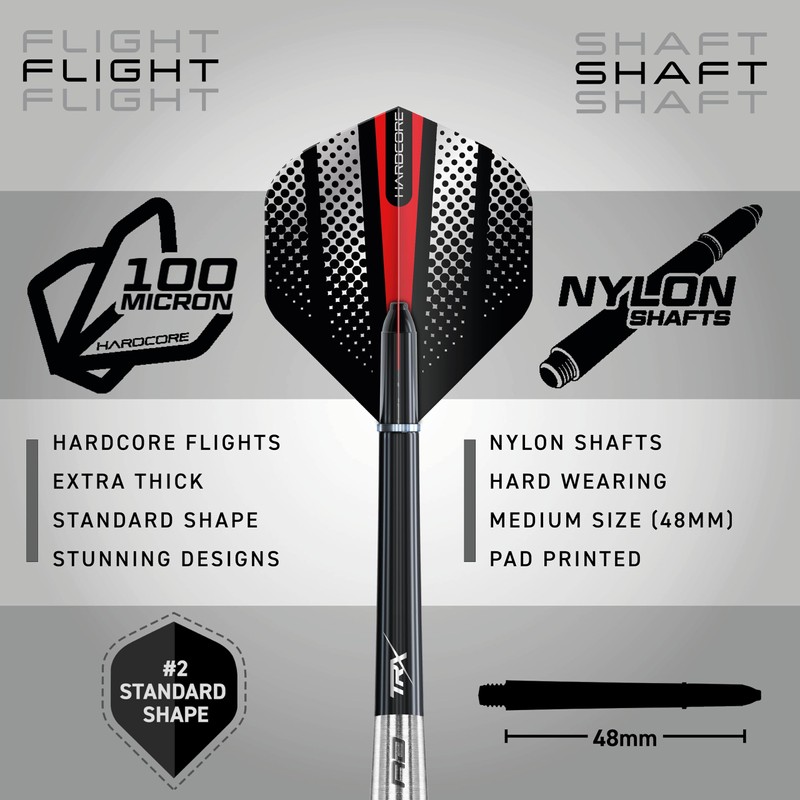 RED DRAGON Matra 1: 24g Flightmaster - Tungsten Darts Set
