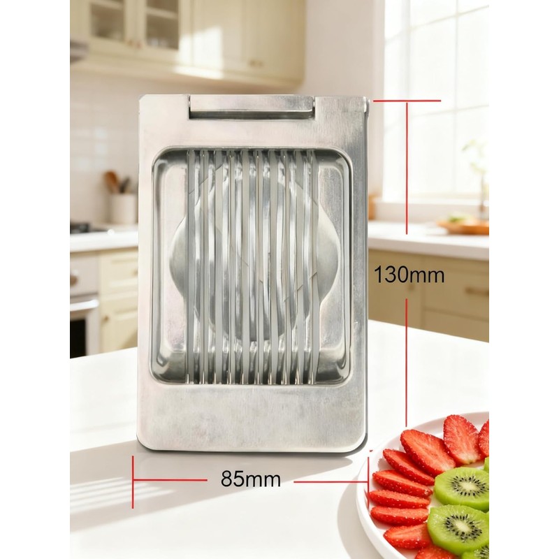 Stainless Steel Egg Slicer, Professional Egg Separator, Dishwasher Safe, Robust,