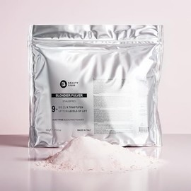 Bleaching Powder 9+ Pink, Dust-Free, Bleaching 500 g with Ultra Brightening Effect, Up to 9 Tone Levels