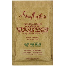 SheaMoisture Intensive Hydration Masque Hair Treatment, Manuka Honey & Mafura Oil, 2 fl.oz. (Pack of 1)