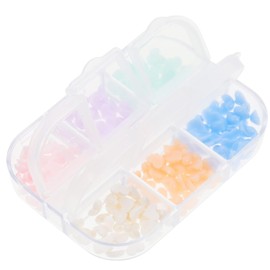 Mikinona Nail Art Charms Set Resin Heart Nail Charms Light Changing Perfect for DIY Manicure Accessory for Women Men