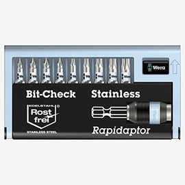 Wera 071110 Stainless Steel Bit-Check Set