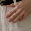 14k gold field plain wave ring size / 14k 골드필드