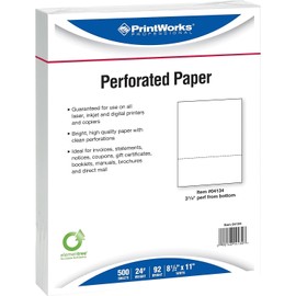 Printworks Professional 8.5-inch x 11-inch Business Paper, 24 lbs., 92 Brightness, 2500/Carton (04134)