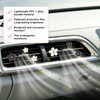 8 Pcs Car Air Fresheners Vent Clip, White & Black