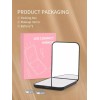 Mirror Portable LED Light Folding Compact Cosmetic Mirror 1X/3X Magnification