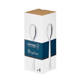 Opinel Box of Four Teaspoons Perpétue Stainless Steel Easy to Clean Practical 254618