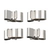 Qjaiune 50Pcs Trailer Frame Wire Clips, 23mm Length Solar Panel