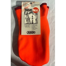 Arkon HI VIS ORANGE Chemical Resistant Rubber Waterproof Insulated Winter Work MITTENS