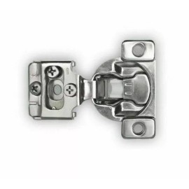 Y&Y Decor 50pcs 1/2" OVERLAY SOFT CLOSE Face Frame Compact Cabinet Hinge w/ Damping Buffer