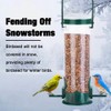 Udbrud Feeder Column, Bird Feeder with 2 Feeding Stands, Grains,