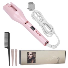 Automatic Rotating Barrel Hair Curler Rose Shape Portable Curling Iron Wand 110‑240VUK Plug