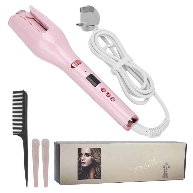 Automatic Rotating Barrel Hair Curler Rose Shape Portable Curling Iron