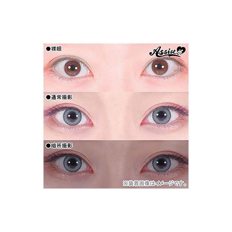 アシストシュシュ シュテラ ワンデーカラコン 【1箱6枚入り】度あり 度なし 14.5mm Assist ChouChou Shutella 1day