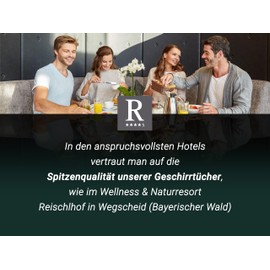 Zollner 014 Set of 4 Tea Towels, Cotton, 50 x 70 cm, grey, 50 x 70 cm