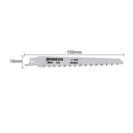 Reciprocating Saws Blades BE-Tool Sabre Saw Combo Wood Blades R644D 150mm Long High Carbon Steel HCS 20 PCS Pack