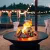 Stanbroil Set of 4 Gas Logs Decorative Ceramic Pine Cones