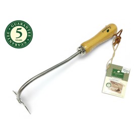 Greenman Traditional Onion Hoe Ash Handled Stainless Steel 35cm (14") x 8cm (4")